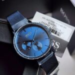 BOSS Infinity Blue Dial Mesh Bracelet  Ladies Watch