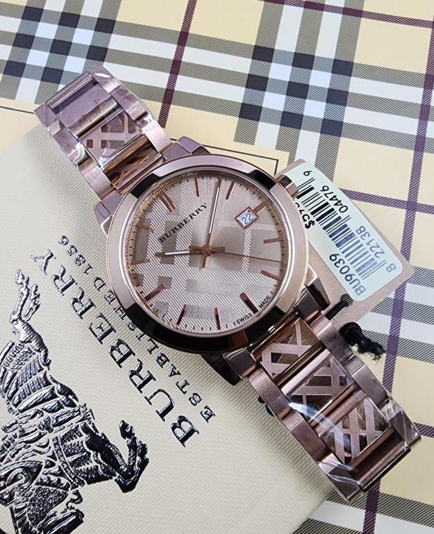 21 Burberry The City Rose Gold Stainless Steel Swiss Quartz Watch - Image 1