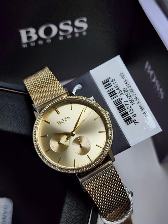 21 BOSS Infinity Gold Multi-Function Women’s Watch - Image 1