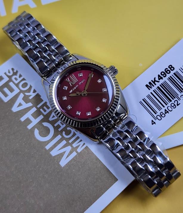 23 Michael Kors Mini Lexington Red Dial Women's Watch – MK4968 - Image 1