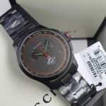 Gucci G-Timeless Bee Chronograph Black PVD Stainless Steel Men's Watch
