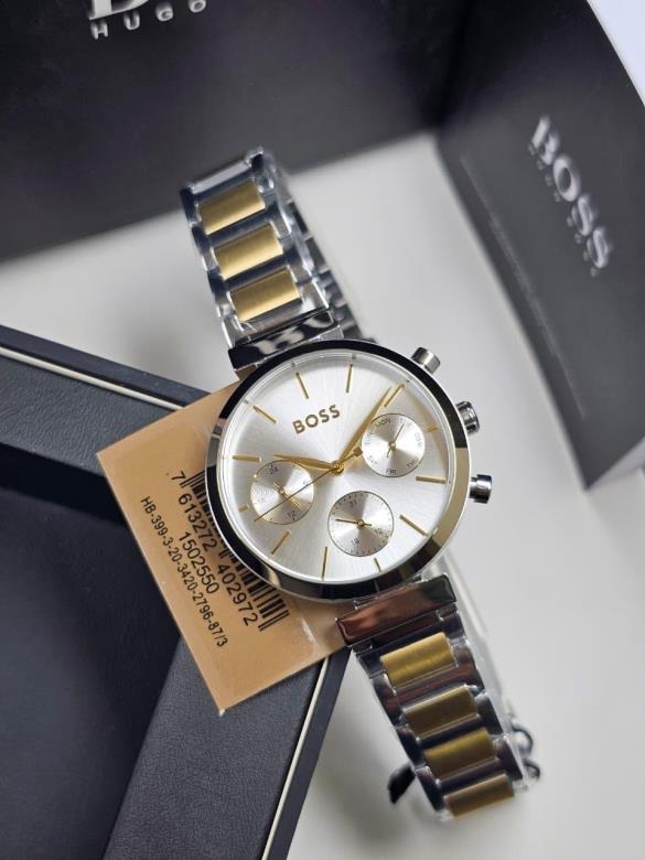 23 BOSS Flawless Chronograph Two-Tone Women’s Watch - Image 1