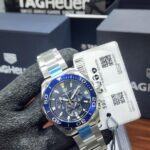 TAG Heuer Aquaracer 300M Chronograph Quartz Blue Dial Stainless Steel Men's  Watch