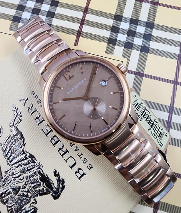 24 Burberry The Classic Rose Gold Dial Rose Gold PVD Stainless Steel Watch - Image 1