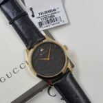 Gucci G-Timeless Bee Leather Strap Women’s Watch YA1264034A
