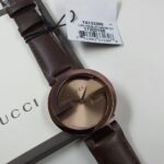 Gucci Interlocking Brown Dial Leather Strap Women’s Watch YA133309