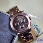Burberry The City Chronograph Bronze  Dial Rose Gold PVD Stainless Steel Watch
