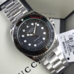 Gucci Dive Black Dial Stainless Steel Men's Watch YA136208