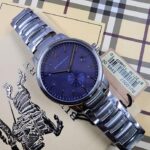 Burberry The Classic Blue Dial Stainless  Steel Watch