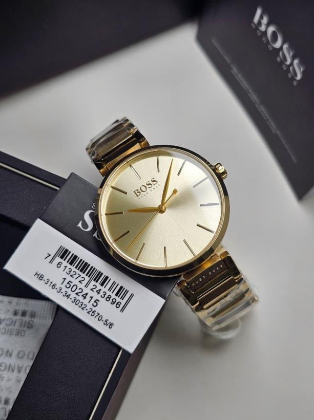 3 Boss Allusion Gold-Tone Women's Watch - Image 1