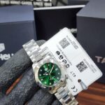 TAG Heuer Aquaracer Lady Quartz 32mm Green Dial Diamond Index Stainless  Steel Watch