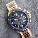 Armani Exchange Street Chronograph Gold-Tone Stainless Steel Men's Watch –  AX1511