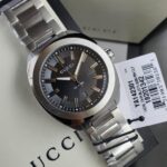 Gucci G-Timeless Stainless Steel Black Dial Men's Watch YA142301
