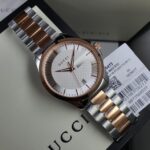 Gucci G-Timeless Rose Gold Two-Tone Stainless Steel Men's Watch YA126473