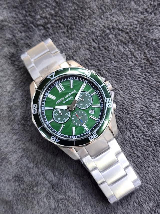 4 Armani Exchange Spencer Chronograph Stainless Steel Men's Watch – AX1957 - Image 1