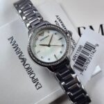 Emporio Armani Mia Three-Hand Silver Stainless Steel Watch