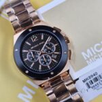 Michael Kors Lennox Chronograph Rose Gold Tone Men's Watch – MK8940