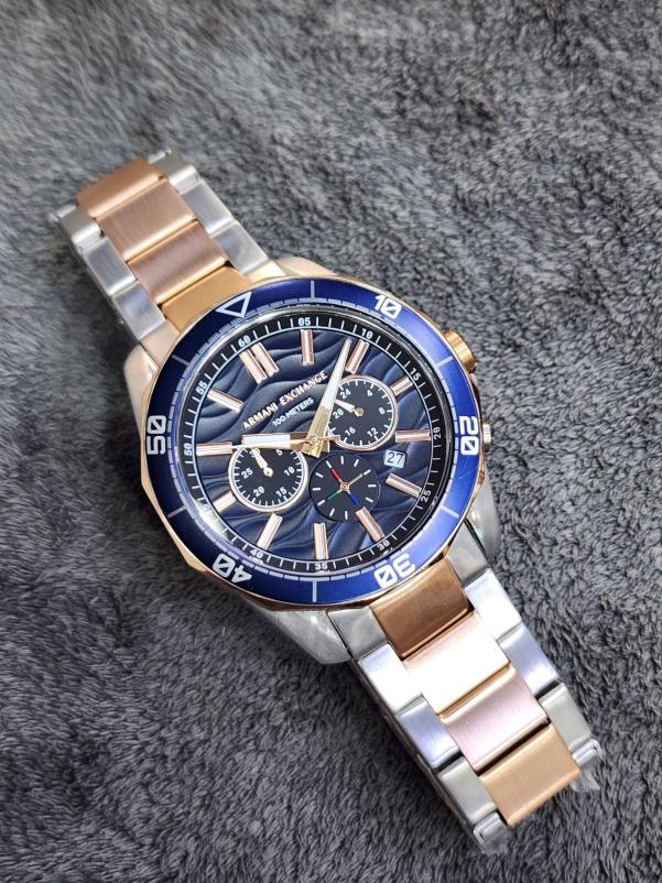 5 Armani Exchange Spencer Chronograph Two-Tone Stainless Steel Men's Watch – AX1965 - Image 1