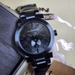 Burberry The City Check Dial Stainless  Steel Watch