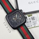 Gucci Coupe Chronograph Web Strap Men's Watch YA131202