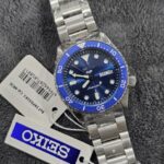 Seiko 5 Sports Automatic Blue Sunburst Dial Stainless Steel Watch SRPD51K1