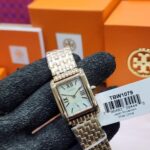 Tory Burch Eleanor Mini Ivory Mother of Pearl Dial Rose Gold-Tone Stainless  Steel Ladies Watch – TBW1079