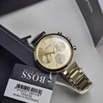 BOSS Flawless Chronograph Gold Dial  Women's Watch