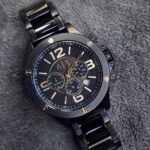 Armani Exchange Wellworn Chronograph Black Ion-Plated Stainless Steel Men's  Watch – AX1503