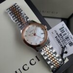 Gucci G-Timeless Ladies Diamond Mother of Pearl Women’s Watch YA126514