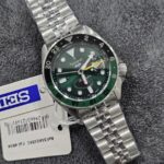 Seiko 5 Sports GMT Automatic Green Dial Stainless Steel Watch SSK035K1