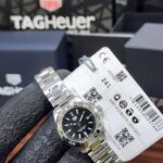 TAG Heuer Aquaracer Lady Quartz 27mm Black Dial Stainless Steel Watch