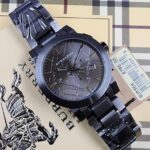 Burberry The City Chronograph Dark  Grey Dial Watch