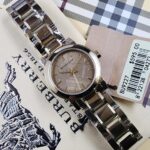 Burberry The City Champagne Dial Gold Tone Watch