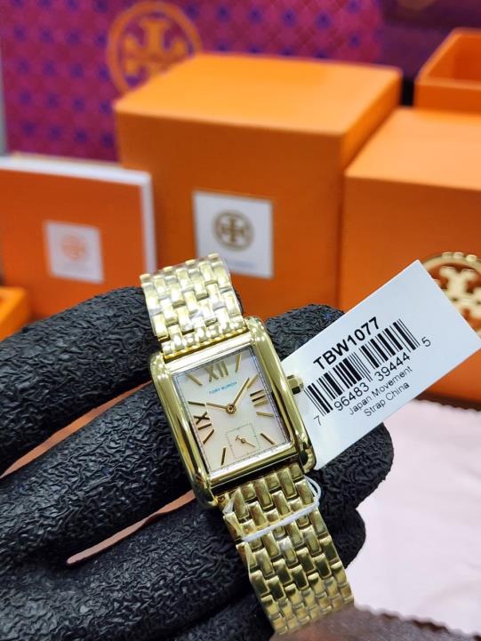 9 Tory Burch Eleanor Gold-Tone Stainless Steel Ladies Watch - TBW1077 - Image 1
