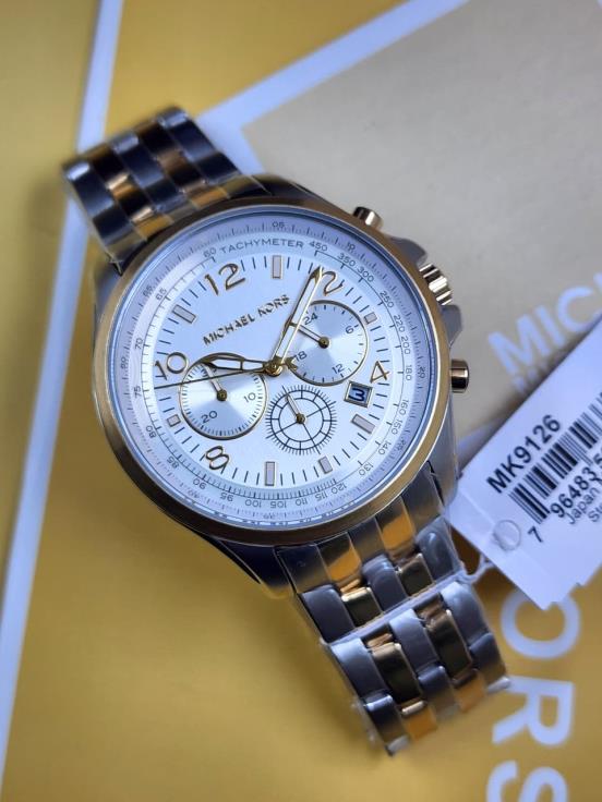 9 Michael Kors Lexington Two-Tone Chronograph Men's Watch – MK9126 - Image 1