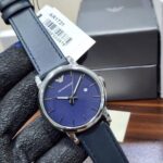 Emporio Armani Luigi Classic Blue Dial Blue Leather Strap Men's Watch –  AR1731