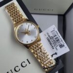 Gucci G-Timeless Gold PVD Stainless Steel Silver Dial Women's Watch  YA1265021