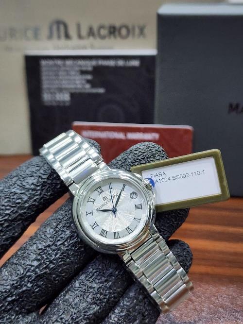 4 Maurice Lacroix Fiaba Date Silver Dial Stainless Steel Women's Watch - Image 1