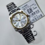 Gucci G-Flat Two-Tone Stainless Steel Silver Dial Women's Watch YA166503